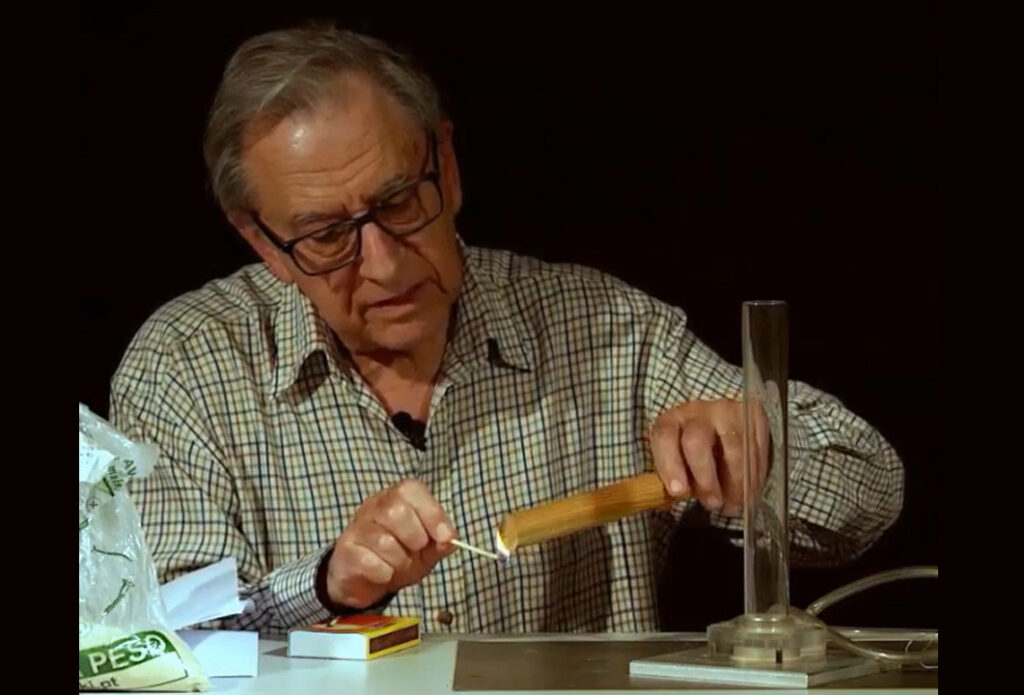 decorative image showing the difficulty of burning a big piece of wood